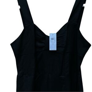 Ann Taylor Black Linen Jumpsuit Size 2